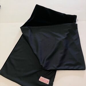 Amanda Rose Black Velvet Shawl Wrap